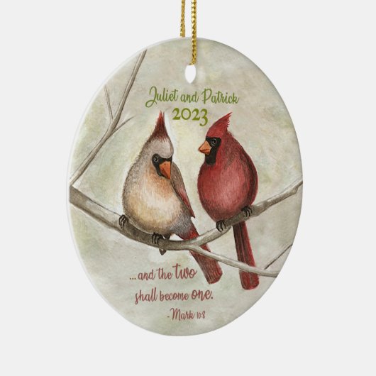 Kardinal Weihnachtsschmuck (Rechts)