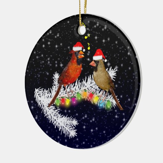 Kardinal Weihnachtsschmuck (Links)