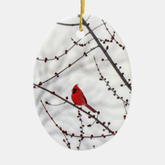 Kardinal Weihnachtsschmuck - Engel sind in der Näh