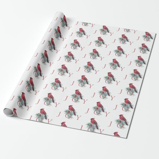 Kardinal Weihnachtswrapping Paper Geschenkpapier (Ungerollt)