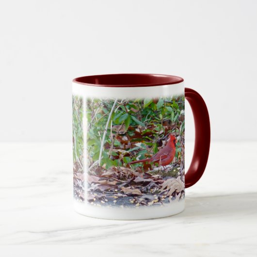 Kardinal Wild Songbird Serie Tasse (VorderseiteRechts)