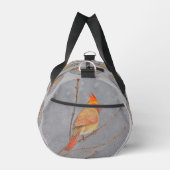Kardinal Winter Branch Malerei Original Bird Art Duffle Bag (Rechts)