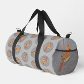 Kardinal Winter Branch Malerei Original Bird Art Duffle Bag (Rechte Ecke)