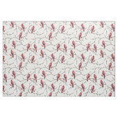Kardinal-, Winter- und Schneemuster Stoff (Fat Quarter (45,7 x 55,9 cm))