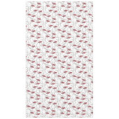 Kardinal-, Winter- und Schneemuster Tischdecke (Vorderseite)