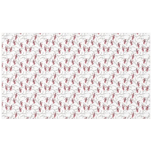 Kardinal-, Winter- und Schneemuster Tischdecke (Vorderseite (Horizontal))