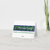 Kardinal Winter Wonderland Feiertagskarte (Rückseite)