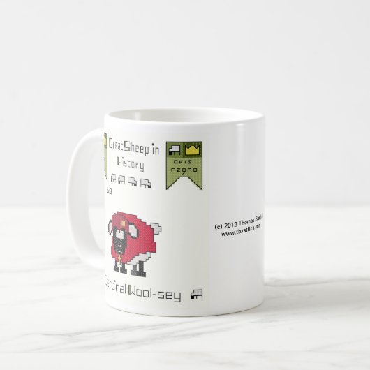 Kardinal Wollen-sey Kaffee-Tasse Kaffeetasse (Vorderseite Links)