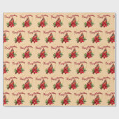 Kardinal-Wrapper für Vintage Stile Geschenkpapier (Flach)