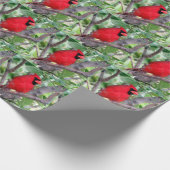 Kardinal Wrapping Paper Geschenkpapier (Ecke)