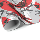 Kardinal-Wrapping Paper Geschenkpapier (Rolleneckpunkt)