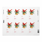 Kardinal zu Weihnachtsgeschenktafeln (Vorne)