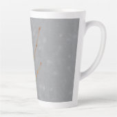 Kardinal zur Zweigmalerei - Originale Vogelkunst Milchtasse (Rechts)