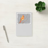 Kardinal zur Zweigmalerei - Originale Vogelkunst Post-it Klebezettel (Büro)