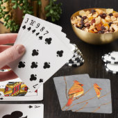Kardinal zur Zweigmalerei - Originale Vogelkunst Spielkarten (In Situ)