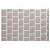 Kardinal zur Zweigmalerei - Originale Vogelkunst Stoff (Fat Quarter (45,7 x 55,9 cm))