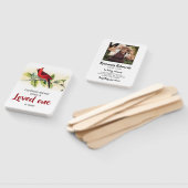 Kardinal Zwei-Seiten-Foto-Beerdigung Danke, dass S Fächer (Non-assembled)