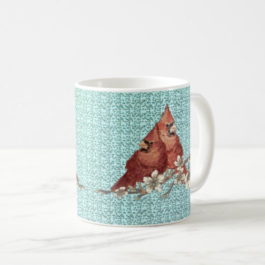 Kardinal Zweigstelle Tasse (VorderseiteRechts)