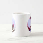 Kardinale auf einem Baum sitzend - Weihnachtstasse Kaffeetasse (Mittel)