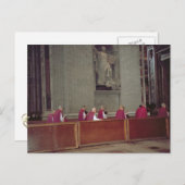Kardinäle, die Papst Johannes Paul II. begleiten Postkarte (Vorne/Hinten)