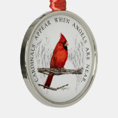 Kardinäle erscheinen, wenn Engel Band-Verzierung Ornament Aus Metall (Rechts)