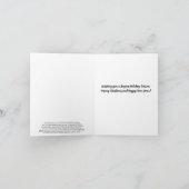 Kardinäle Faltschachtel Weihnachtskarte Dankeskarte (Innenseite)