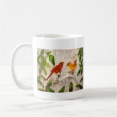 Kardinäle Gesang der Liebe Kaffeetasse (Links)