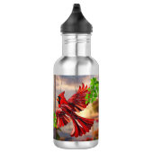 **KARDINÄLE IM FLUG** WASSERFLASCHE (Rechts)