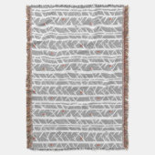 Kardinäle in den Birkenbäumen in Hellgrau Decke (Vorderseite Vertikal)