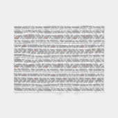 Kardinäle in den Birkenbäumen in Hellgrau Fleecedecke (Vorderseite (Horizontal))