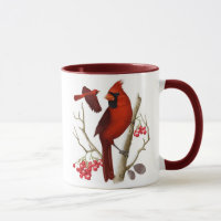 "Kardinäle in der wilden" Vogel-Kaffee-Tasse