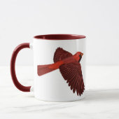 "Kardinäle in der wilden" Vogel-Kaffee-Tasse Tasse (Links)