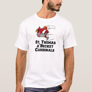 Kardinäle mit athletischem Schriftart T-Shirt