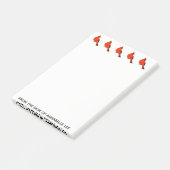 Kardinäle Post-it Klebezettel (angewinkelt)