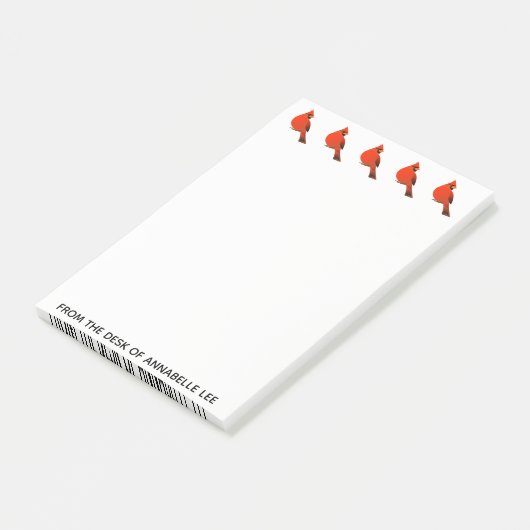 Kardinäle Post-it Klebezettel (angewinkelt)