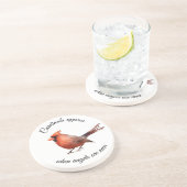 Kardinäle tauchen auf, wenn Engel in der Nähe sind Getränkeuntersetzer (Seite)