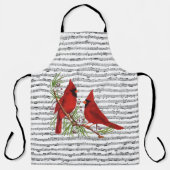 Kardinäle und Musik Schürze (Vorderseite)