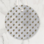 Kardinäle und Pinien - Liebesmarken Geschenkanhänger (Rückseite)