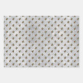 Kardinäle und Pinienholzplatten Geschenkpapier Set (Vorderseite 3)