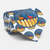 Kardinäle zur Zaunmalerei - Originelle Kunst Krawatte (Gerollt)