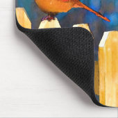 Kardinäle zur Zaunmalerei - Originelle Kunst Mousepad (Ecke)