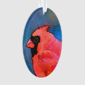 Kardinäle zur Zaunmalerei - Originelle Kunst Ornament (Vorderseite)