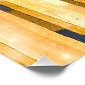 Kardinäle zur Zaunmalerei - Originelle Kunst Poster (Ecke)