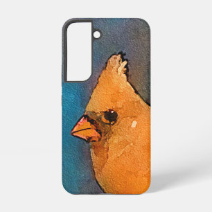 Kardinäle zur Zaunmalerei - Originelle Kunst Samsung Galaxy Hülle