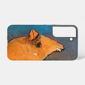 Kardinäle zur Zaunmalerei - Originelle Kunst Samsung Galaxy Hülle (Rückseite (Horizontal))