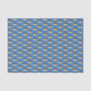 Kardinäle zur Zaunmalerei - Originelle Kunst Seidenpapier