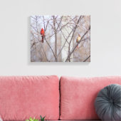 Kardinalfamilie Leinwanddruck (Insitu (Wohnzimmer))
