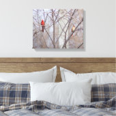Kardinalfamilie Leinwanddruck (Insitu (Schlafzimmer))