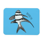 Kardinalfisch-Cartoon in Banggai Magnet (Horizontal)