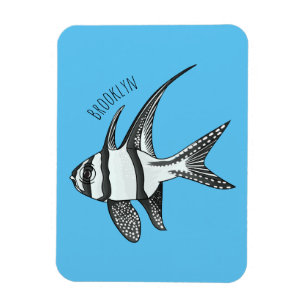 Kardinalfisch-Cartoon in Banggai Magnet